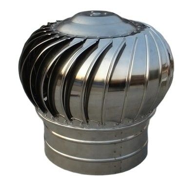 Ventilador de turbina de telhado de aço inoxidável acionado pelo ar para ventilação ideal