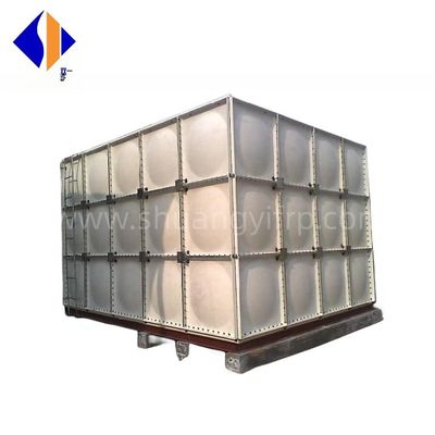 Tanque de FRP/GRP personalizado Tanque de armazenamento de água modular seccional com menor e sim limpo