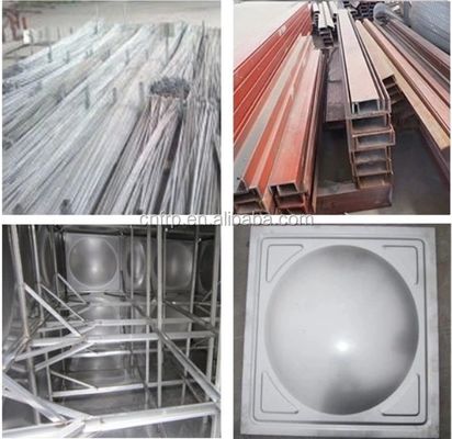 Tanque de FRP/GRP personalizado Tanque de armazenamento de água modular seccional com menor e sim limpo