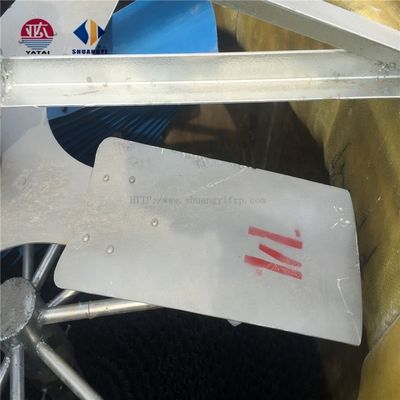 Ventilador de torre de refrigeração de fluxo cruzado com material PVC/PP e temperatura de 70 graus