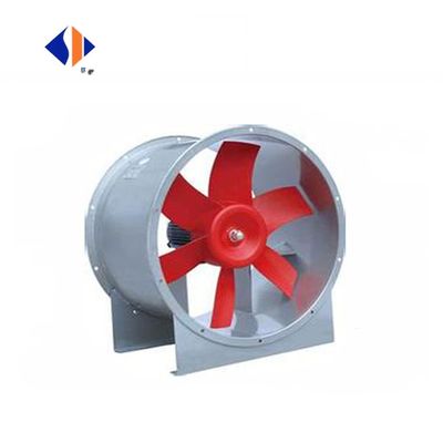 Vários tipos de ventiladores de fluxo axial com lâminas de plástico e altura máxima de 5 m no ponto mais baixo