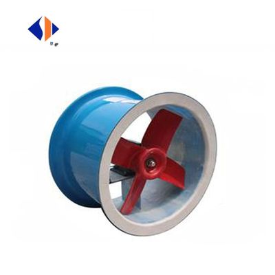 Vários tipos de ventiladores de fluxo axial com lâminas de plástico e altura máxima de 5 m no ponto mais baixo