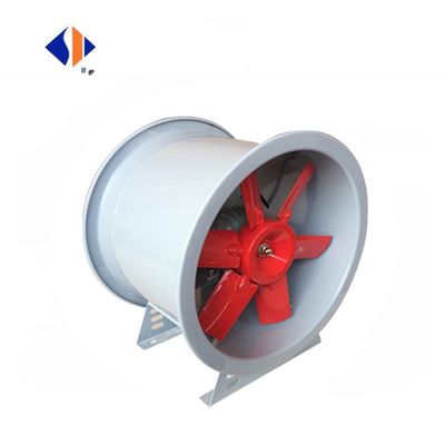 Vários tipos de ventiladores de fluxo axial com lâminas de plástico e altura máxima de 5 m no ponto mais baixo