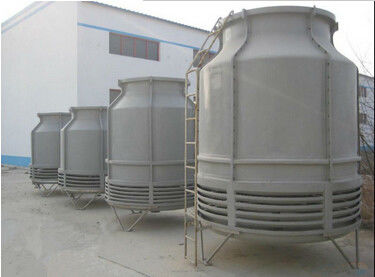PVC Filler Torre de arrefecimento de fluxo de contador redondo pequeno para capacidade industrial de 10T/20T/30T