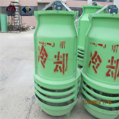 PVC Filler Torre de arrefecimento de fluxo de contador redondo pequeno para capacidade industrial de 10T/20T/30T