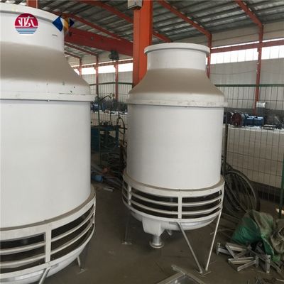 PVC Filler Torre de arrefecimento de fluxo de contador redondo pequeno para capacidade industrial de 10T/20T/30T