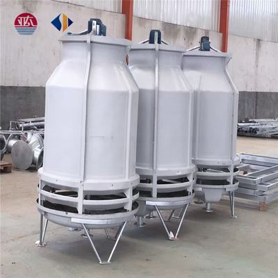 PVC Filler Torre de arrefecimento de fluxo de contador redondo pequeno para capacidade industrial de 10T/20T/30T