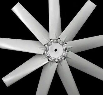 4-10 lâminas Ventilador de fluxo axial de plástico para 120/220/380/440/680v Torre de refrigeração de tensão