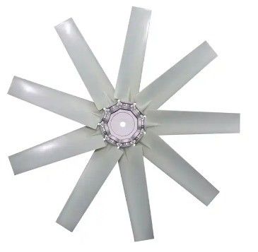 4-10 lâminas Ventilador de fluxo axial de plástico para 120/220/380/440/680v Torre de refrigeração de tensão