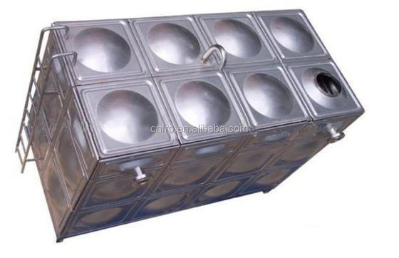 Lojas de alimentos e bebidas Painéis de armazenamento de água de aço inoxidável Tanques com 1-1024m3 de volume
