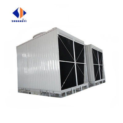 Refrigerador de torre de refrigeração de água de fluxo cruzado industrial com tensão de 380V e preenchimento de PVC