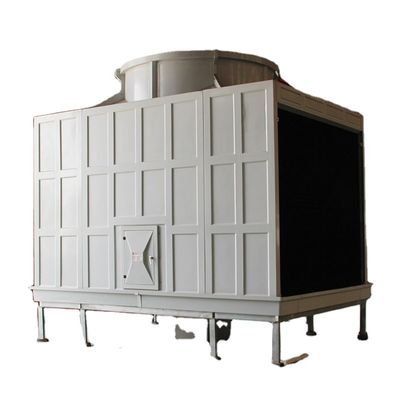 Refrigerador de torre de refrigeração de água de fluxo cruzado industrial com tensão de 380V e preenchimento de PVC
