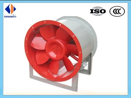 Ventilador de ventilação de exaustão de alto material industrial de combate a incêndios para fluxo axial de fumaça
