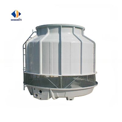 Torre de refrigeração automática de baixa ruído circular contra corrente com tensão personalizada