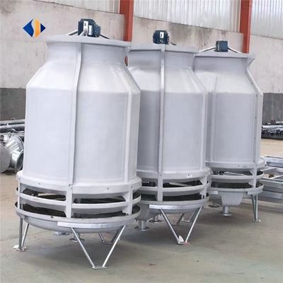 Torre de refrigeração automática de baixa ruído circular contra corrente com tensão personalizada