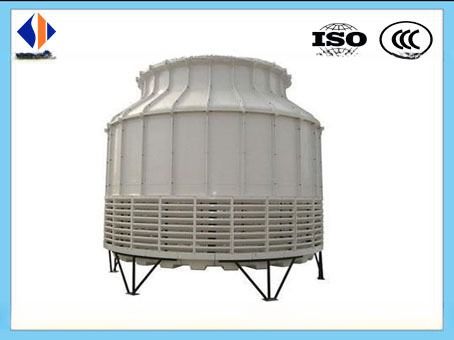 Torre de refrigeração automática de baixa ruído circular contra corrente com tensão personalizada