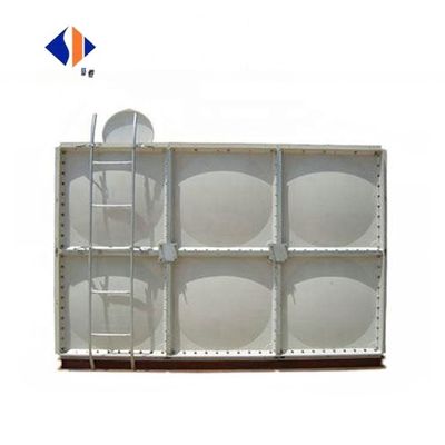 Tanque de água GRP seccional modular moldado 1*1m com ISO horizontal montar 5000L/H