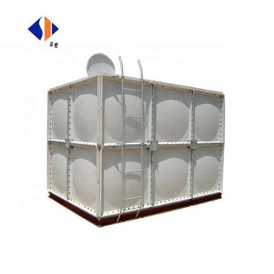 Tanque de água GRP seccional modular moldado 1*1m com ISO horizontal montar 5000L/H