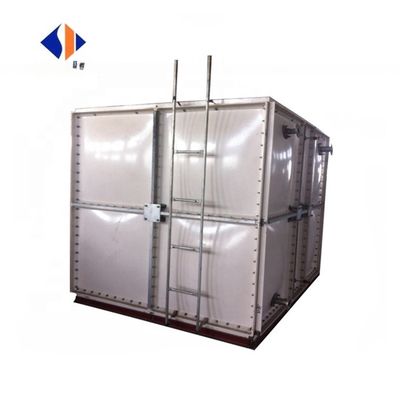 Tanque de água GRP seccional modular moldado 1*1m com ISO horizontal montar 5000L/H