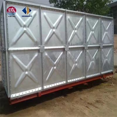 Tanque de armazenamento de água de aço galvanizado seccional de 400000 litros AI