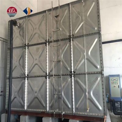 Tanque de armazenamento de água de aço galvanizado seccional de 400000 litros AI