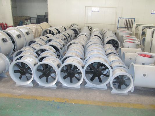 380V Ventilador de exaustão de tipo tubo de grande volume e poderoso Ventilador axial com e suporte personalizado