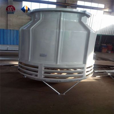 Torre de refrigeração de fluxo contador de forma redonda de 50 t de FRP de alta capacidade para uso industrial