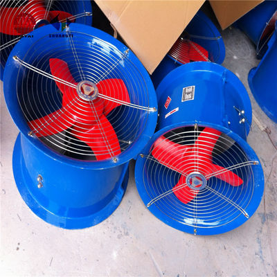 1450 rmp Ventilador axial industrial silencioso com suporte personalizado e rotor externo de FRP