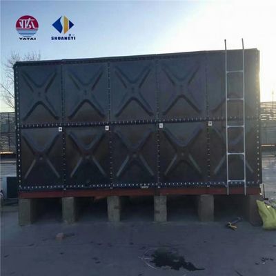 1000 kg Peso HDG Painel de aço galvanizado Tanque de armazenamento de água para incêndio e água