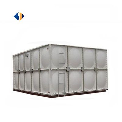 Tanque de água GRP de grande volume 100m3 com estrutura de aço galvanizado a quente e escada externa