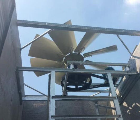 4342 D * 3835 H mm 10 toneladas FRP torre redonda de arrefecimento contra-fluxo para desempenho de arrefecimento