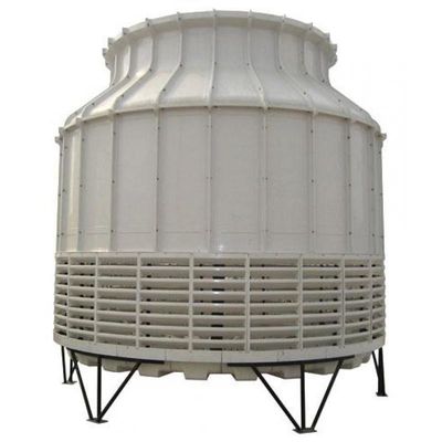 FRP torre de refrigeração de água de fluxo contador anti-corrosão para design de forma redonda 880 KG