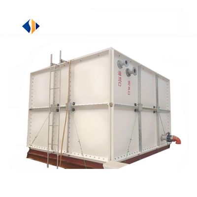 Tanques de armazenamento de água SMC/FRP/GRP de 0 a 1500 m3 personalizados para várias aplicações