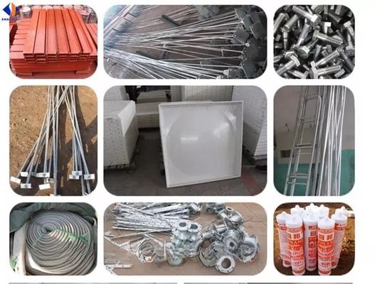50 kg Tanque de água de painel modular de GRP com parafusos para armazenamento de água