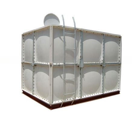 Fazendas 100m3 Tanque de água de fibra de vidro com alta produtividade 50000L/H Efficiência