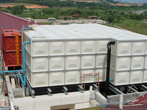 Fazendas 100m3 Tanque de água de fibra de vidro com alta produtividade 50000L/H Efficiência