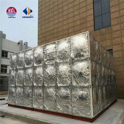 50 kg Tanque de água montado em painel de aço inoxidável 304/316 para armazenamento de água potável