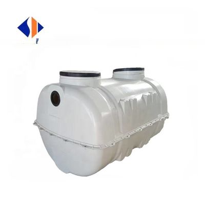 50000L/H Produtividade Tanque séptico subterrâneo de FRP plástico para tratamento de águas residuais