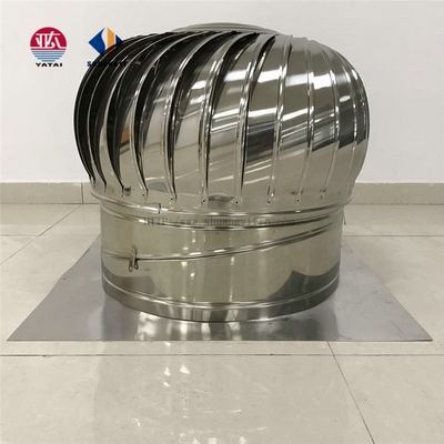 Suporte personalizado ODM 400mm Não tipo de energia ventilador de escape de telhado com aço inoxidável 304