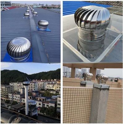 Ventilador de Turbina de Vento Natural Vertical Montado em Telhado de Poupança de Energia para Hotéis e Armazéns