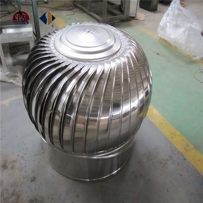Ventilador de telhado de turbina de aço inoxidável de 400 mm para necessidades de ventilação de armazéns em grande escala