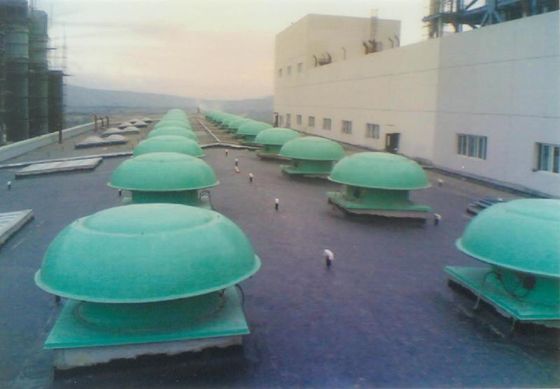 Ventilador de automação sem energia altamente preferido com material de chapa de aço e bela cor