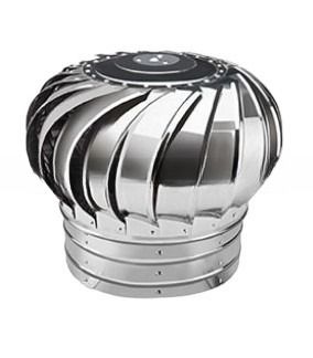 SUS304 Ventilador de turbina de vento de 5 polegadas Ventilador de teto automático sem energia