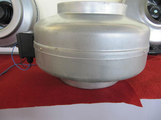 Ventilador de conduta de montagem de lâmina de plástico para instalação de ventilador centrífugo de mini-ductos