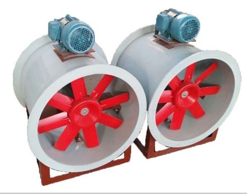 Instalação vertical auto-projetado motor externo volume de ar variável pressão do ar ventilador de fluxo axial automático