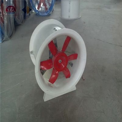 Tipo de ventilador de fluxo axial de baixo ruído de plástico de PP fabricado por FRP para ventilação em baixa pressão