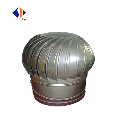 Ventilador de telhado auto-conduzido de prata de aço inoxidável Frp de telhado de plástico Turbina Turbo Fan Made