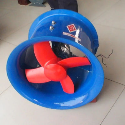 Ventilador de escape de fumo axial de alta pressão de FRP Ventilador de ventilação com material de lâmina de plástico