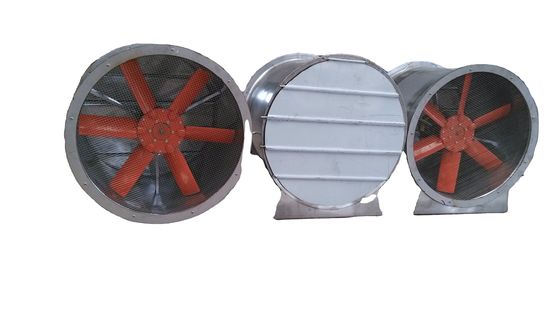 Ventilador axial para temperatura industrial de escape livre operação de montagem em pé