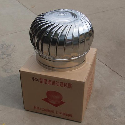 Ventilador de escape de telhado de aço inoxidável 200-1500 mm para armazém no porto de carga de Qingdao